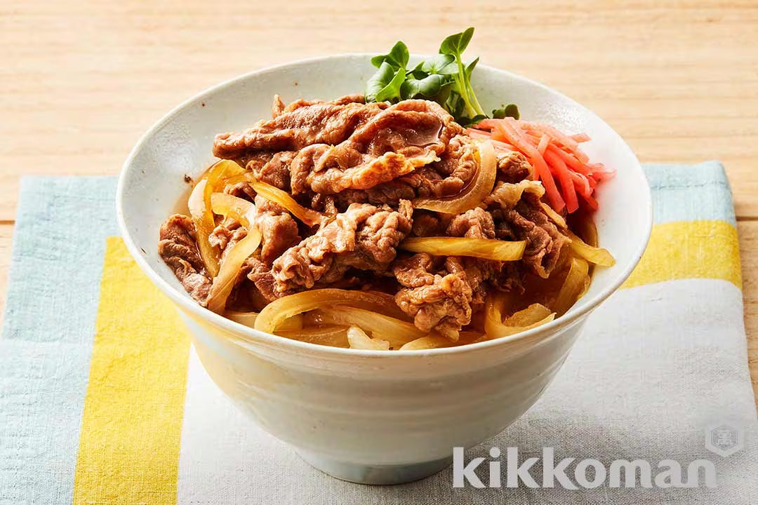 GYUDON (Japanese Beef and Rice Bowls) *by KIKKOMAN