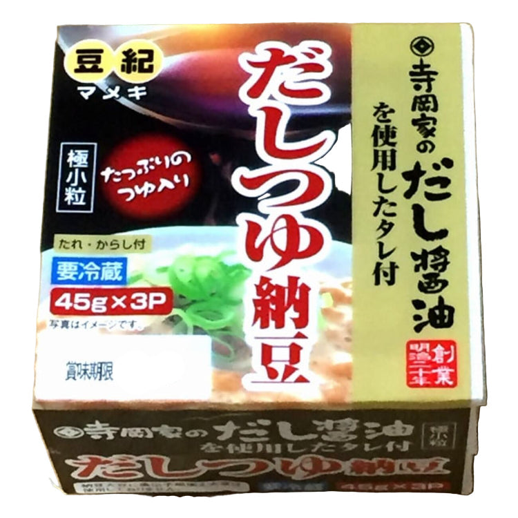 Mameki Dashi Tsuyu Natto 3p 135g