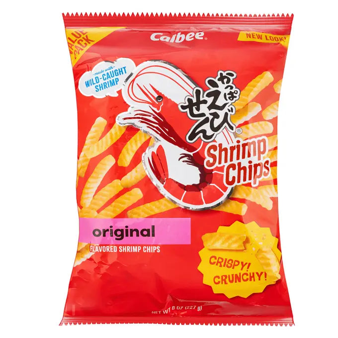 Calbee Shrimp Chips Value Pack Original 226.8g