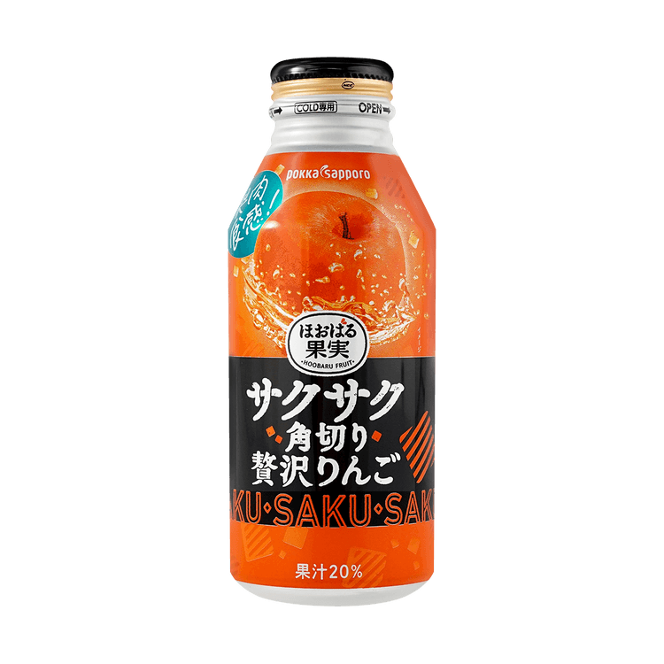 POKKA SAPPORO SAKUSAKU RINGO 350ML