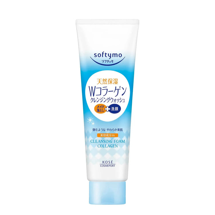KOSE SOFTYMO WCOLLAGEN CLEASING FOAM 190G