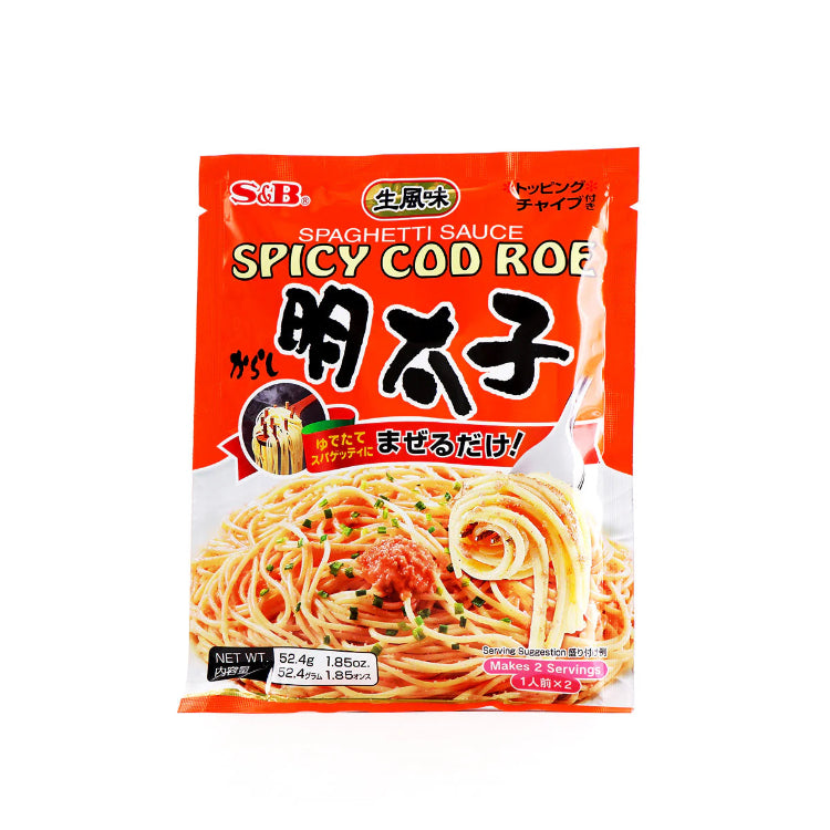 S&B Spaghetti Spicy Cod Roe (Mentaiko) Sauce - 52.4G
