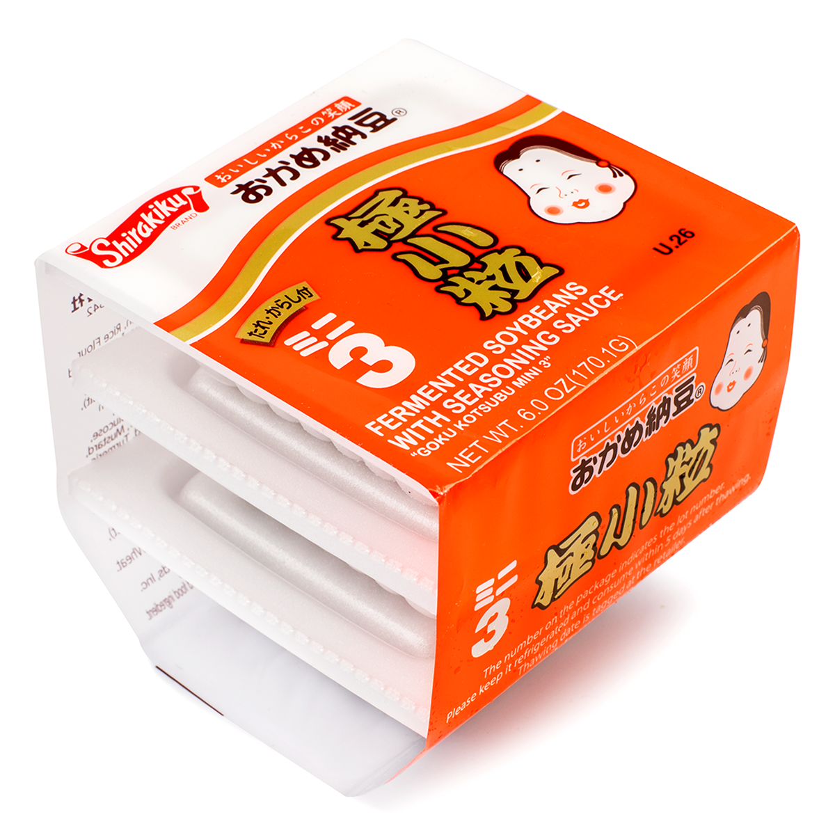 Okame Kotsubu Natto Mini 3p 150g