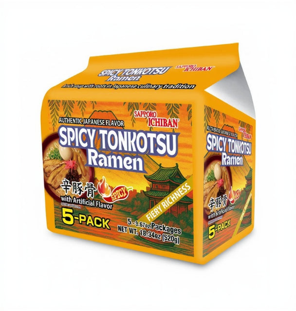 Sapporo Ichiban Ramen Spicy Tonkotsu 5p 510g