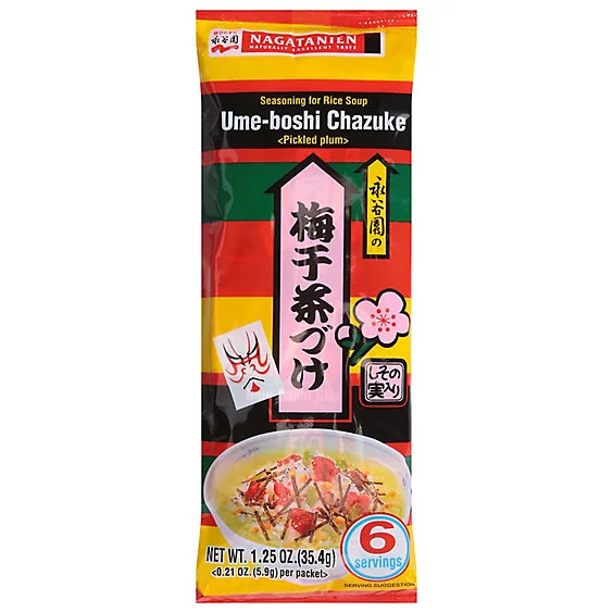 Nagatanien Ume Chazuke 6p 35.4g