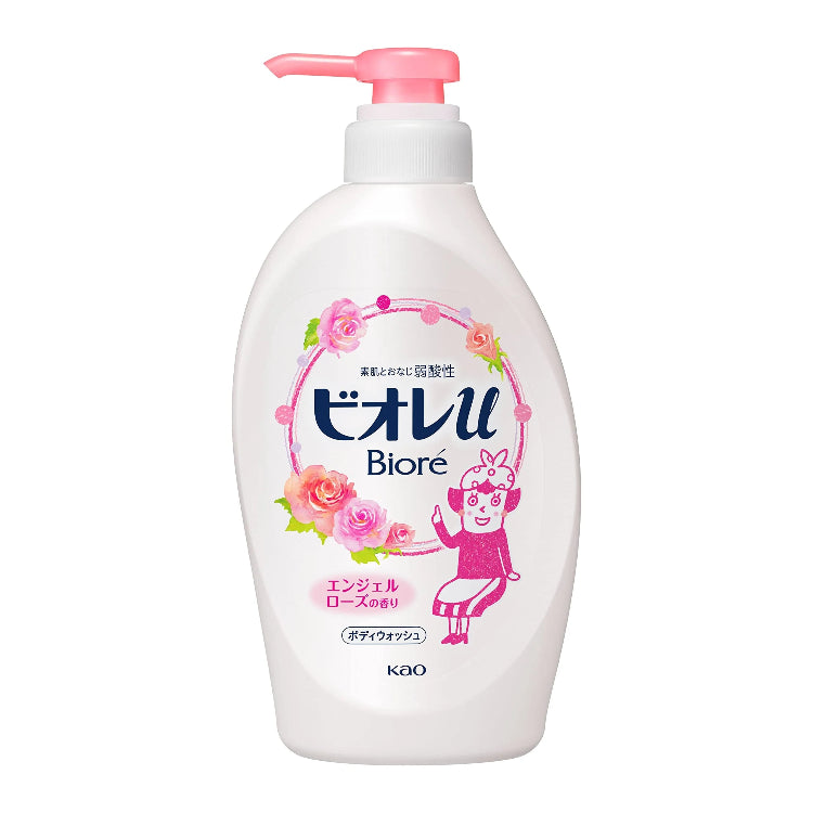 KAO BIORE BODY SOAP ANGEL ROSE 480ML