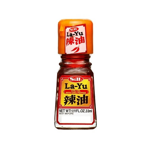 S&B La-Yu Chili Oil with Chilli Pepper 33ml