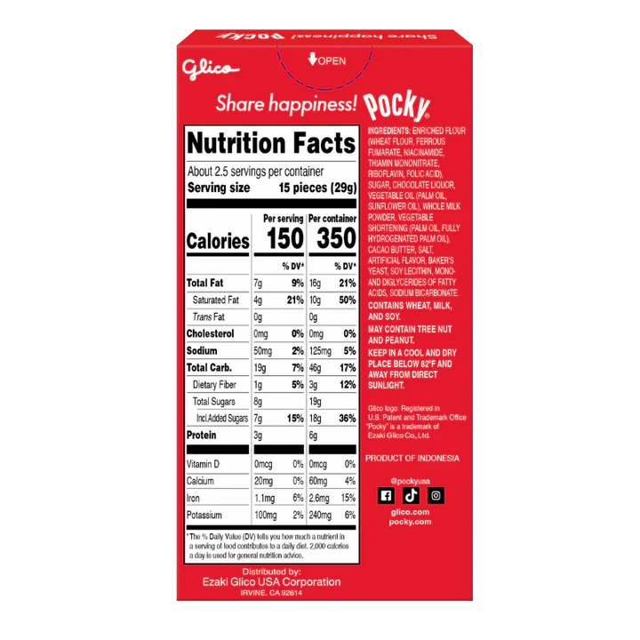 Glico Pocky Chocolate Biscuit Sticks 70g