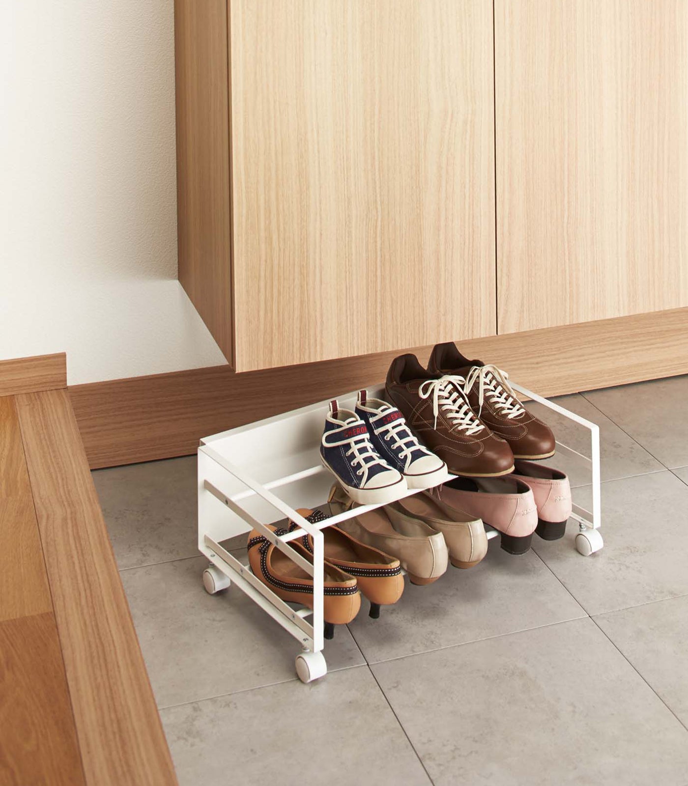 Rl Shoe Rack Rolling Shoe Rack (9