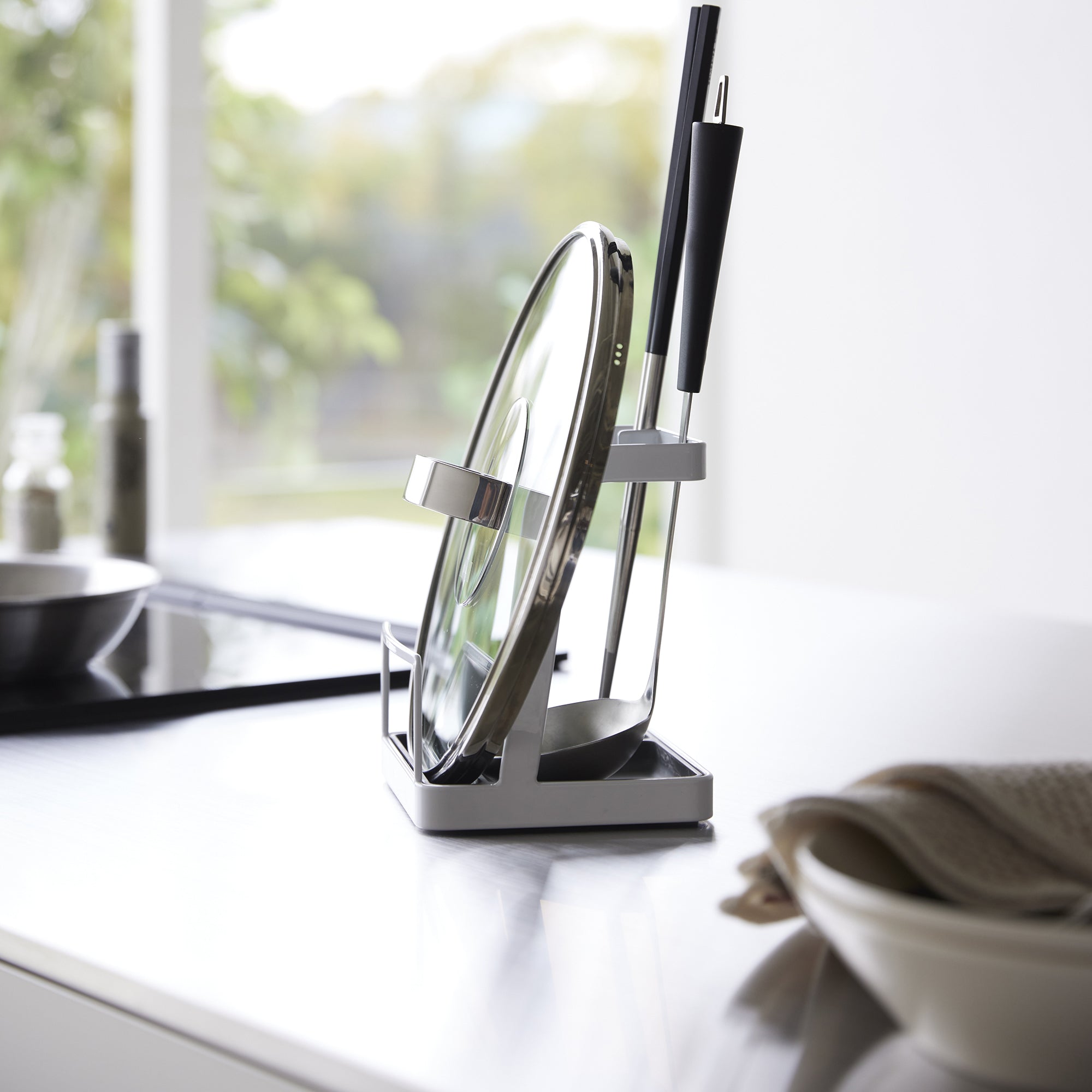 Lid & Ladle Stand - Large - Steel – Sunrise Mart Brooklyn