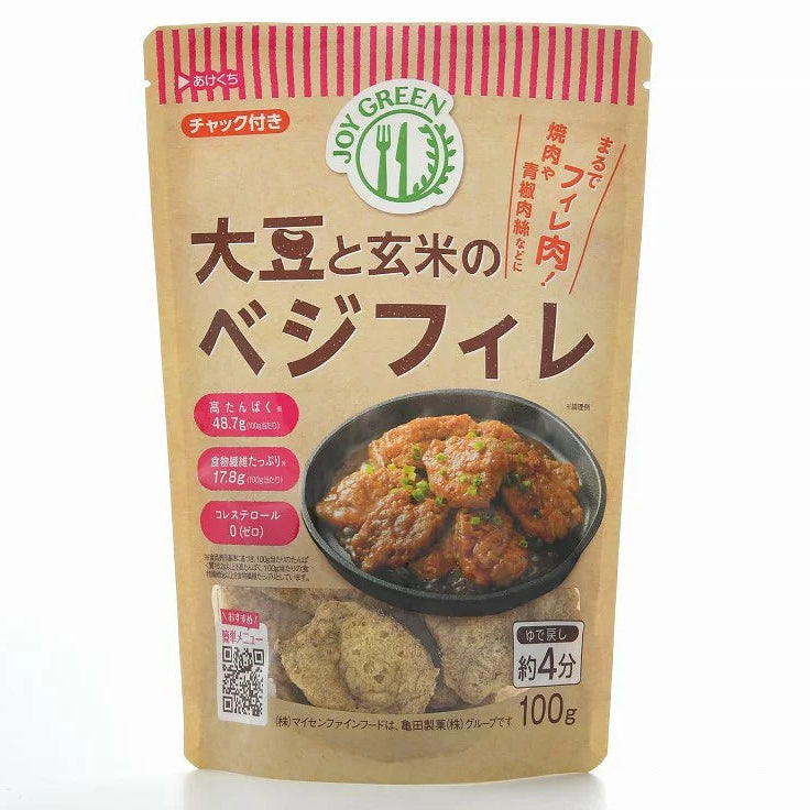 MAISEN SOYBEANS & BROWN RICE VEGETABLE FILLET 100G