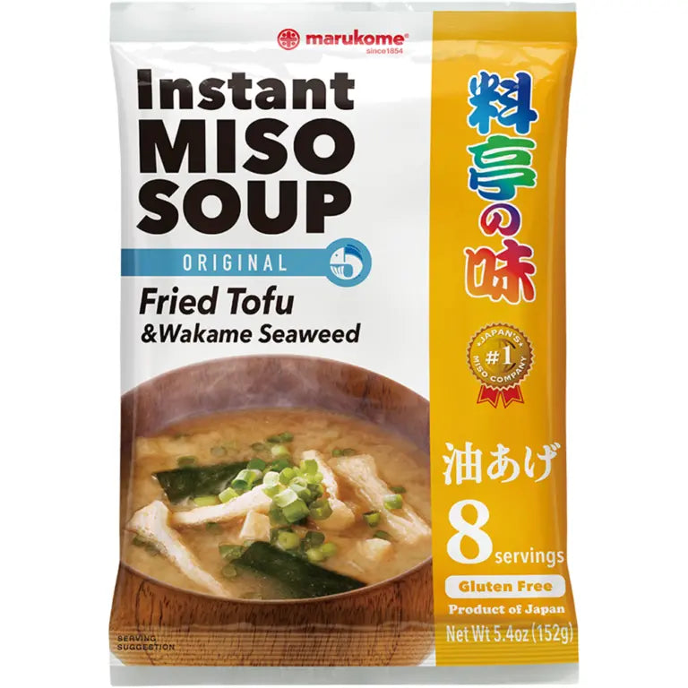 Marukome Ryotei-no-Aji Fried Tofu Instant Miso 152g