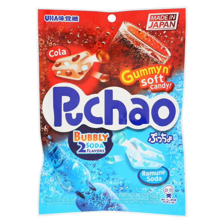 Uha Puchao Gummy Cola&Soda 100g