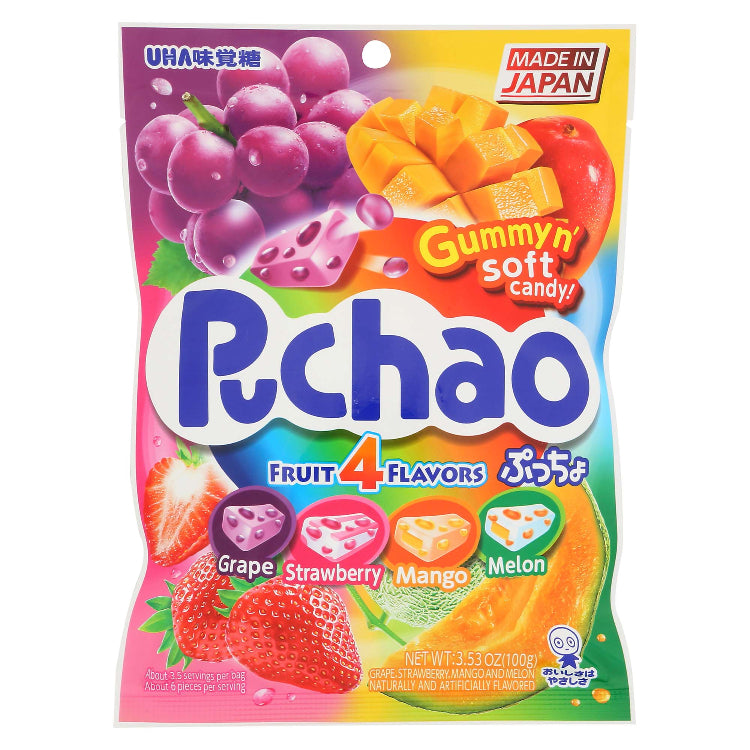 Uha Puchao Gummy Fruit 4 100g