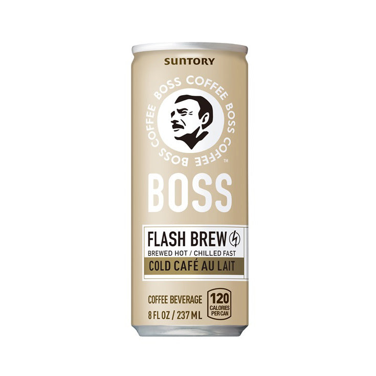 Boss Flash Brew Cafe Au Lait 237ml