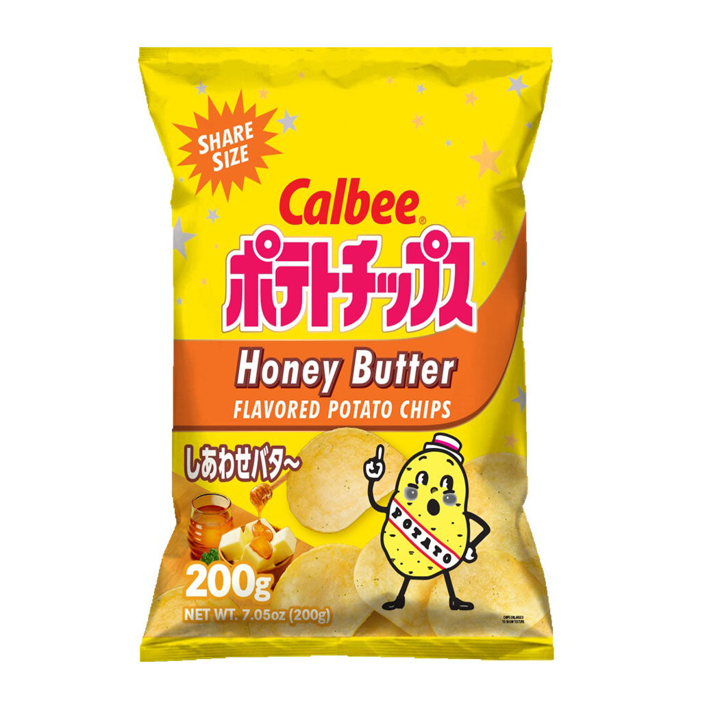 Calbee Potato Chips MEGA Honey Butter 200g