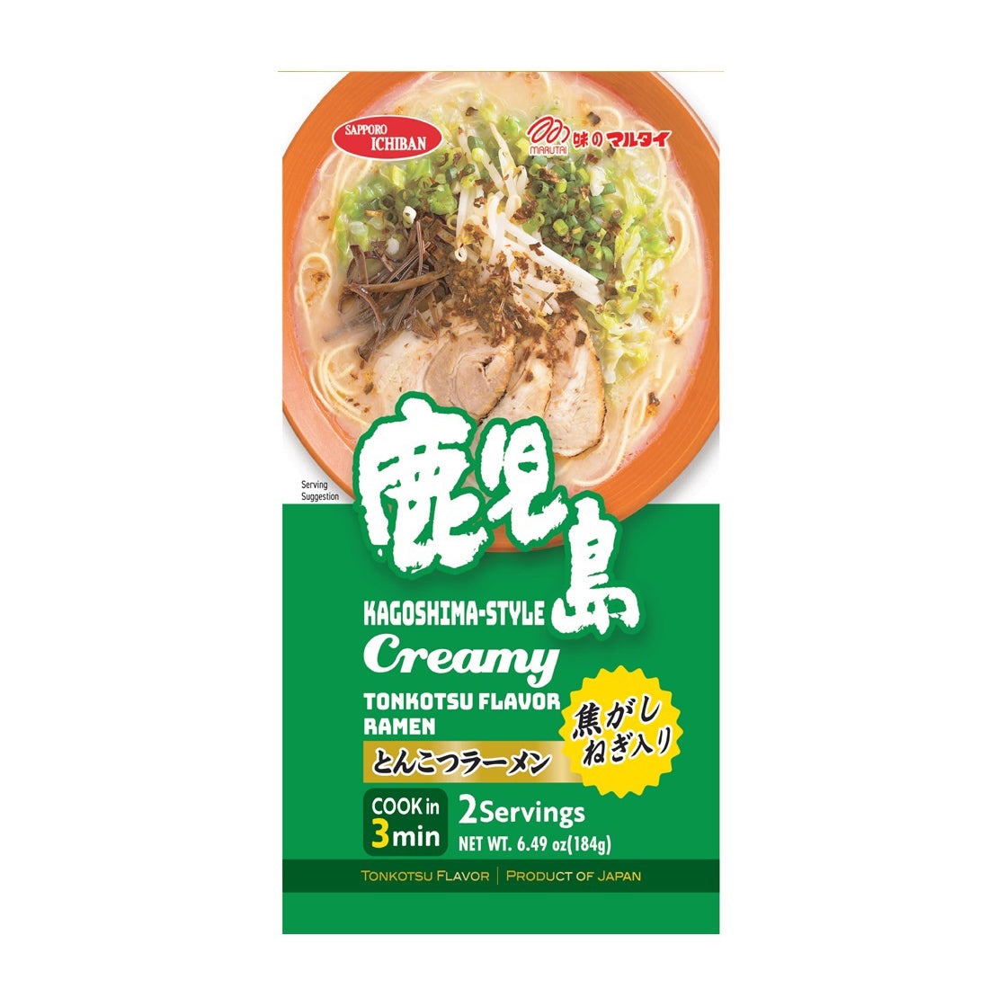 Sapporo Ichiban Creamy Tonkotsu Ramen 184g