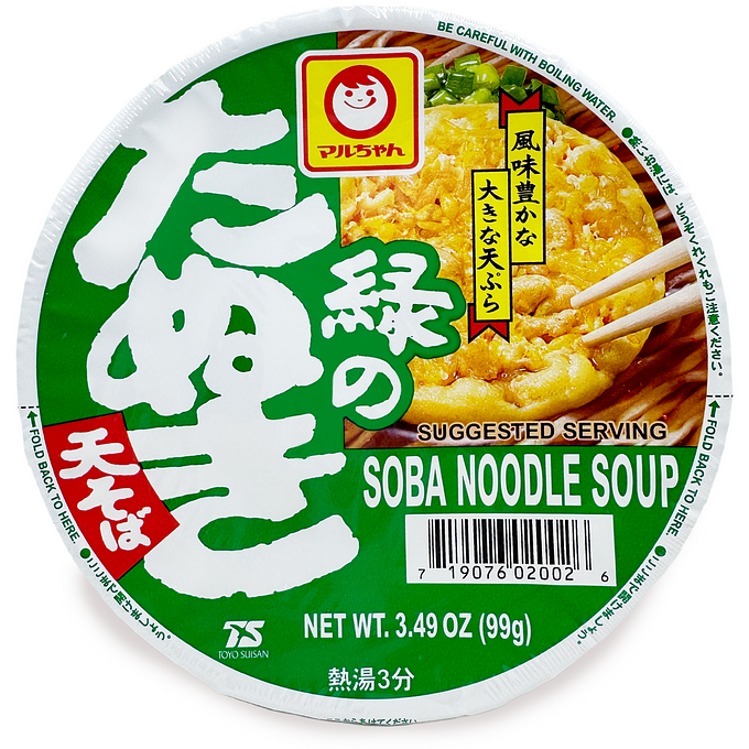 MARUCHAN Midori no Tanuki Tempura Soba Cup - 99G