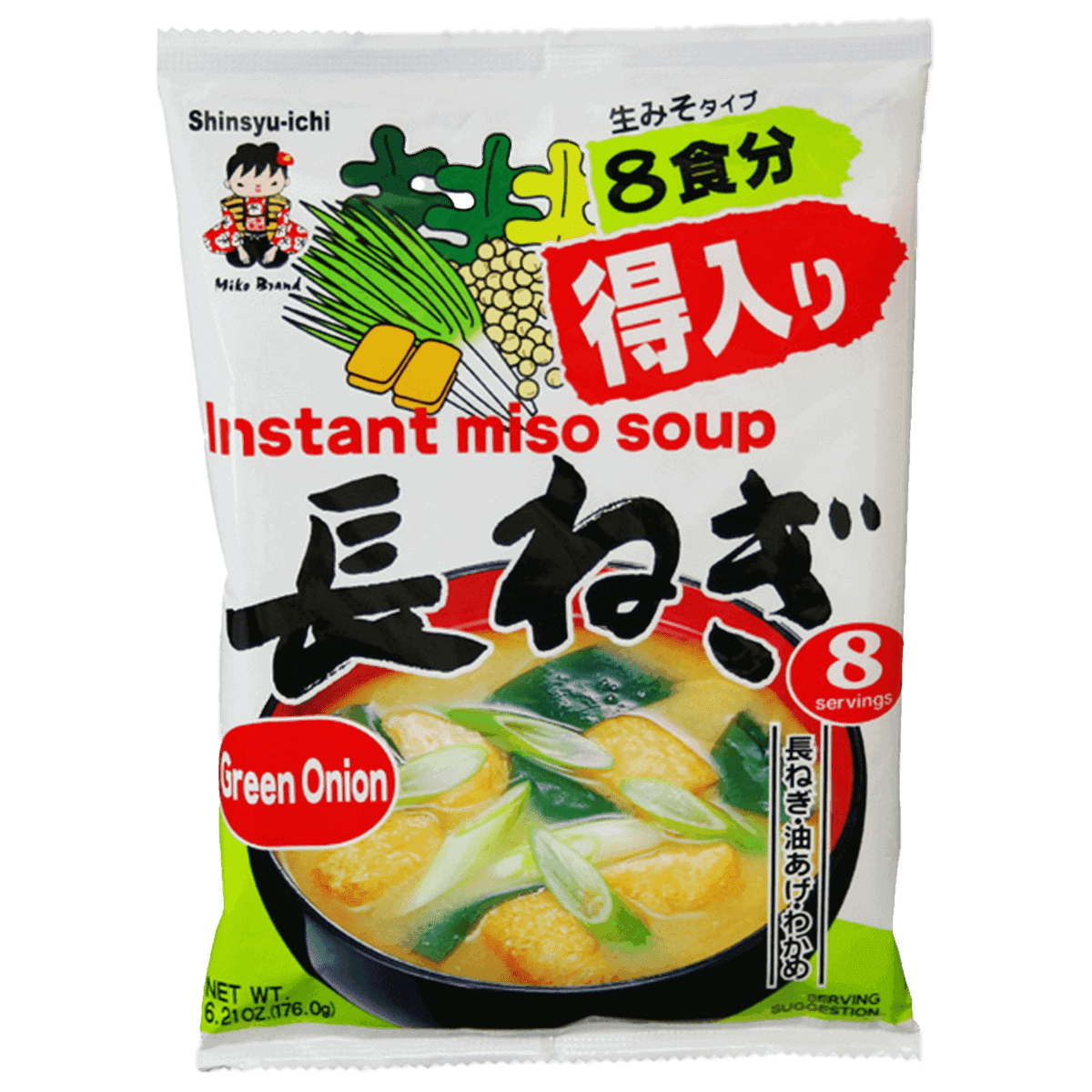 MikoBrand Green Onion Instant Miso 155g