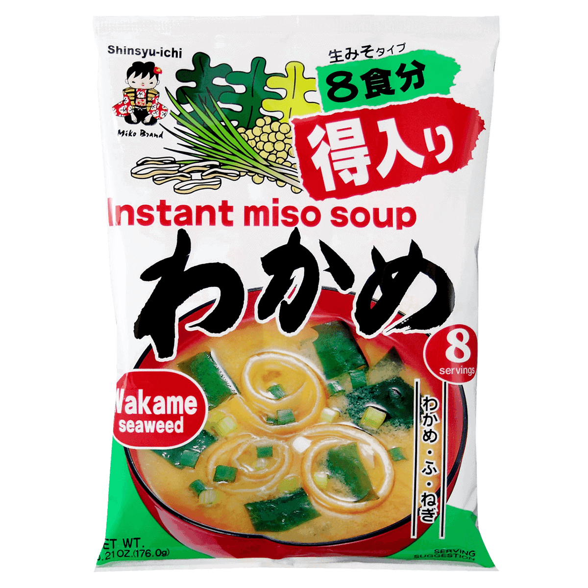 MikoBrand Wakame Instant Miso 155g
