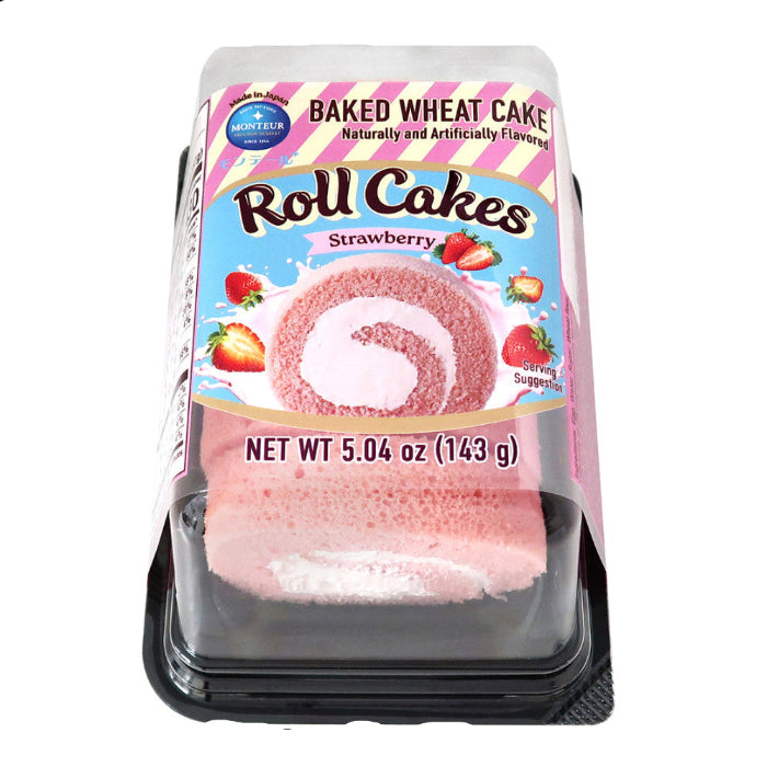 Monteur Roll Cake Strawberry 143g