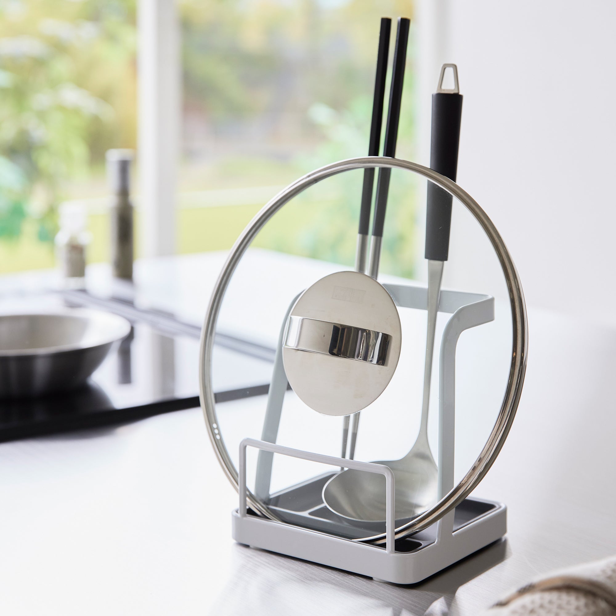 Lid & Ladle Stand - Large - Steel – Sunrise Mart Brooklyn