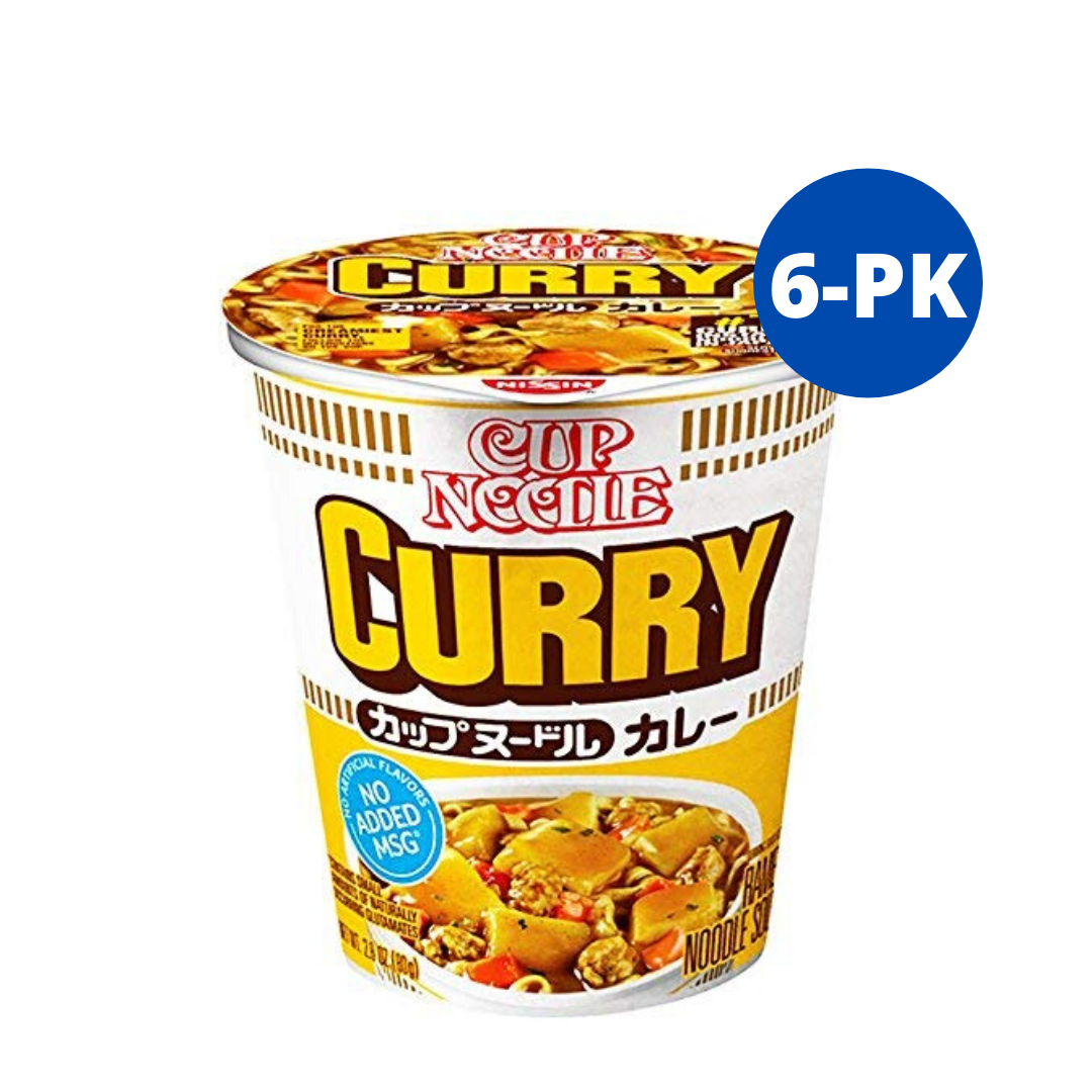 NISSIN Cup Noodles Curry (6pk)